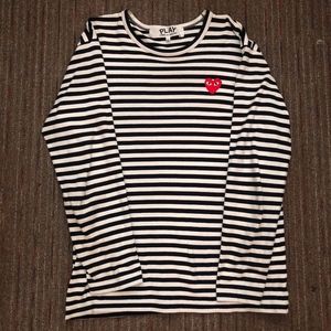 Comme des Garçons Striped Long Sleeve T-Shirt